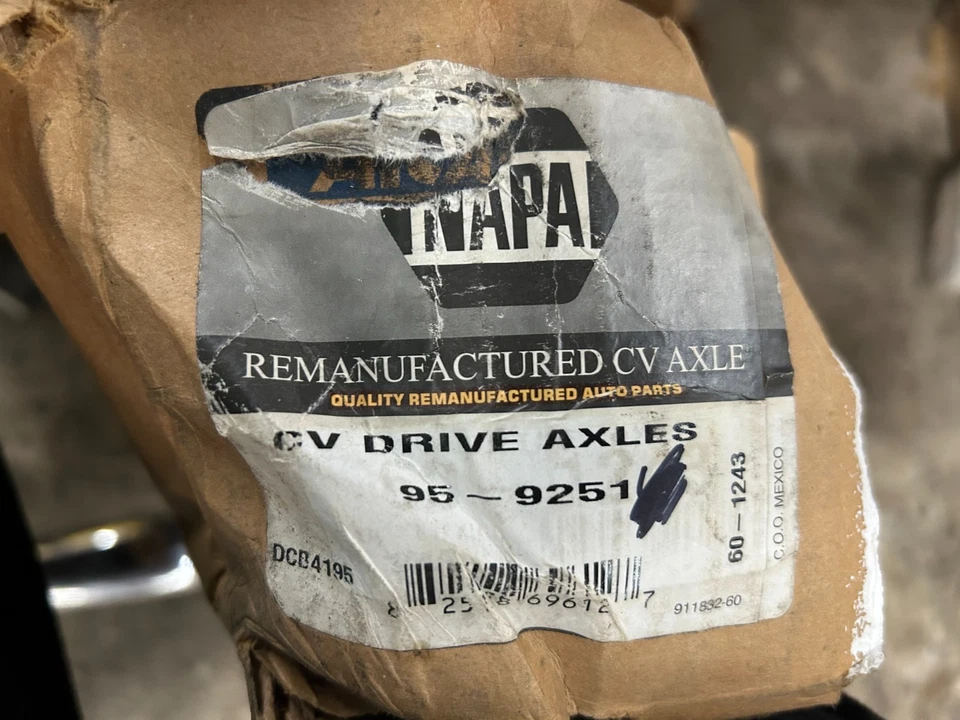 OS33 - 1997-2005 CHEVROLET/OLDSMOBILE/PONTIAC NAPA EJE CV (VER DESCRIPCIÓN) Foto 2 de 2