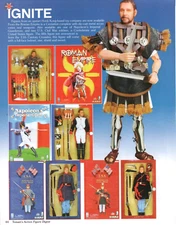 2003 Action Figure Toy PRINT AD Art - Ignite Roman Empire Napoleon Civil War