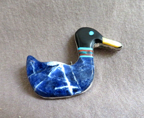 Insigne Broche Chasse Au Canard - EL CUQUERO En Argent Sterling