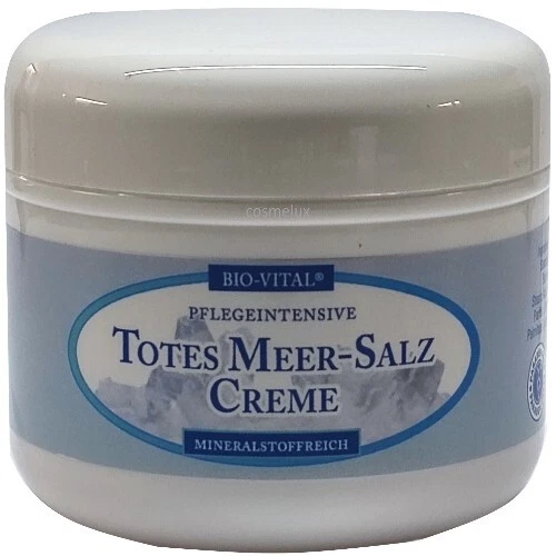 Bio-Vital Totes Meer Salz Creme trockene Hautpflege Gesicht Körper 250ml