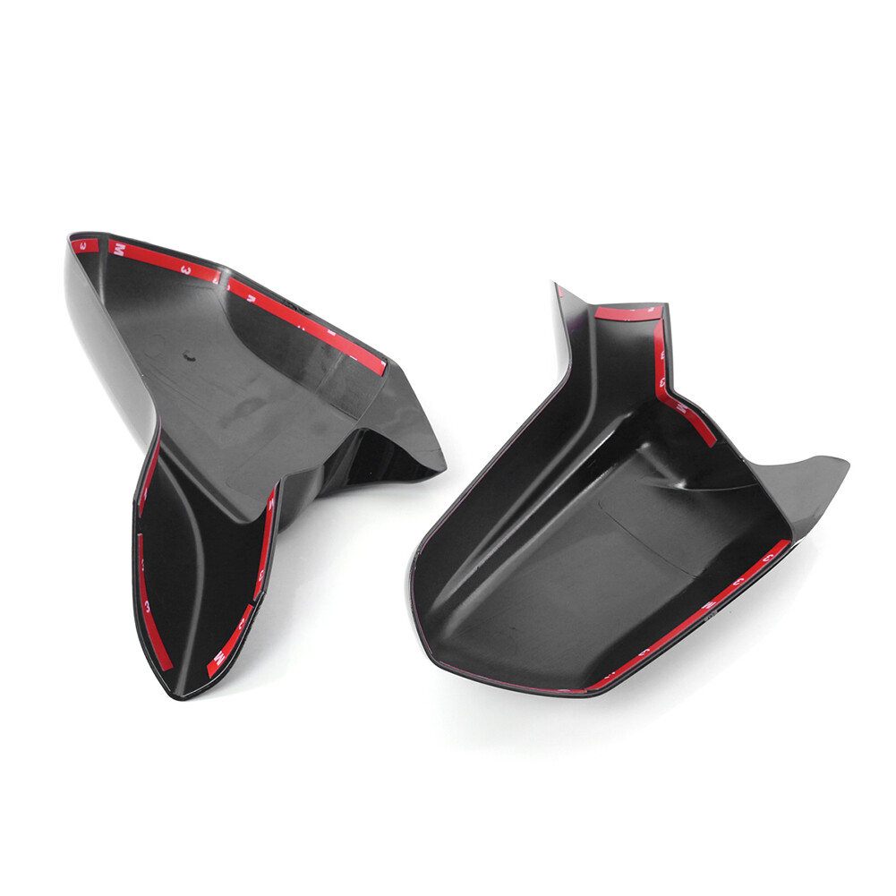Mirror Caps Rearview Mirror Cover Trims Carbon Fiber Style Rear
