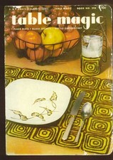 1953 Table Magic Crochet Pattern Book by JP Coats Clark - Very Retro 