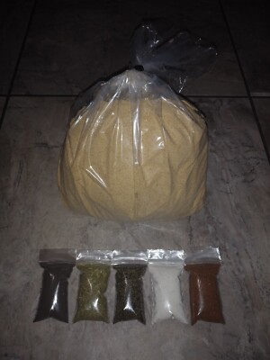 5 Lbs Worm Chow + Rock Phosphate, Alfalfa, Kelp, Oyster Shell & Cottonseed Meal
