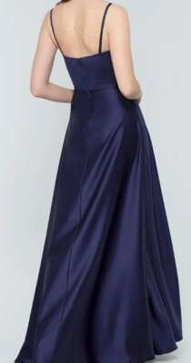 sachin and babi light blue dress Square Neck Alba Tartan Satin Midi Bridesmaid Dress In Cabernet Midnight  Tartan main image 0