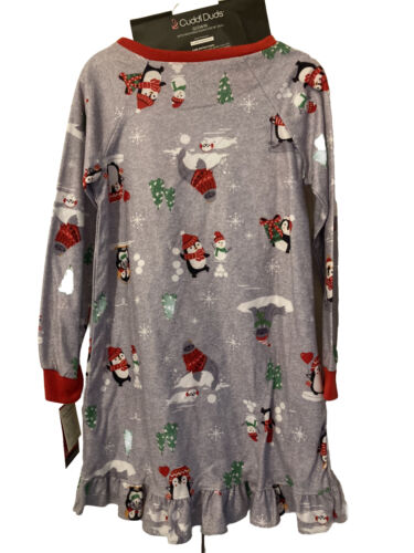 Jammies For Your Families Penguin & Friends Nightgown &18” Doll Gown Set M- 7/8 - Picture 3 of 5