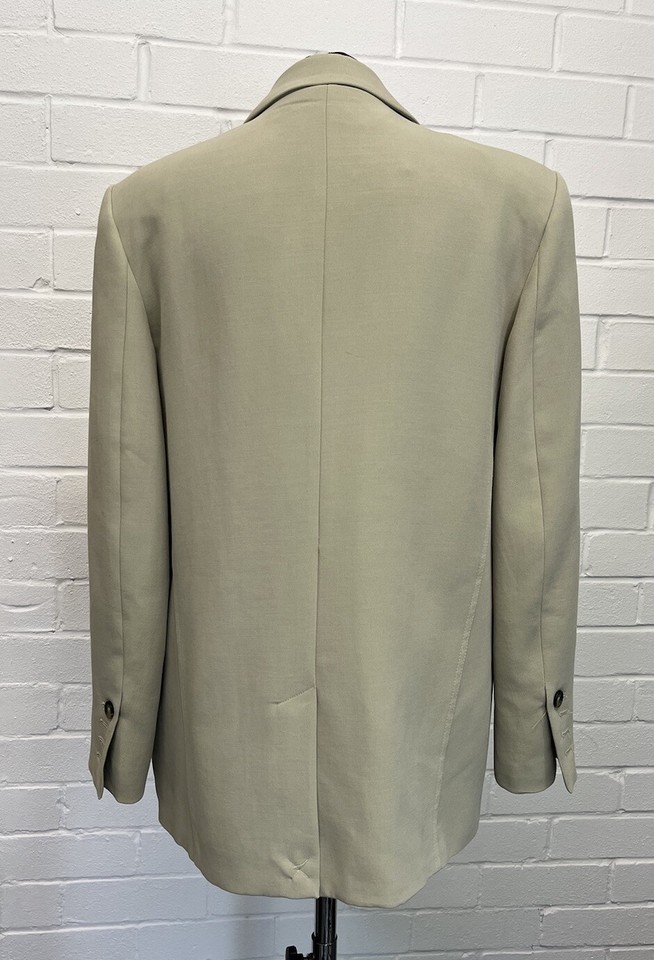 D44. ZARA Apple Green Blazer Jacket Size Small eBay