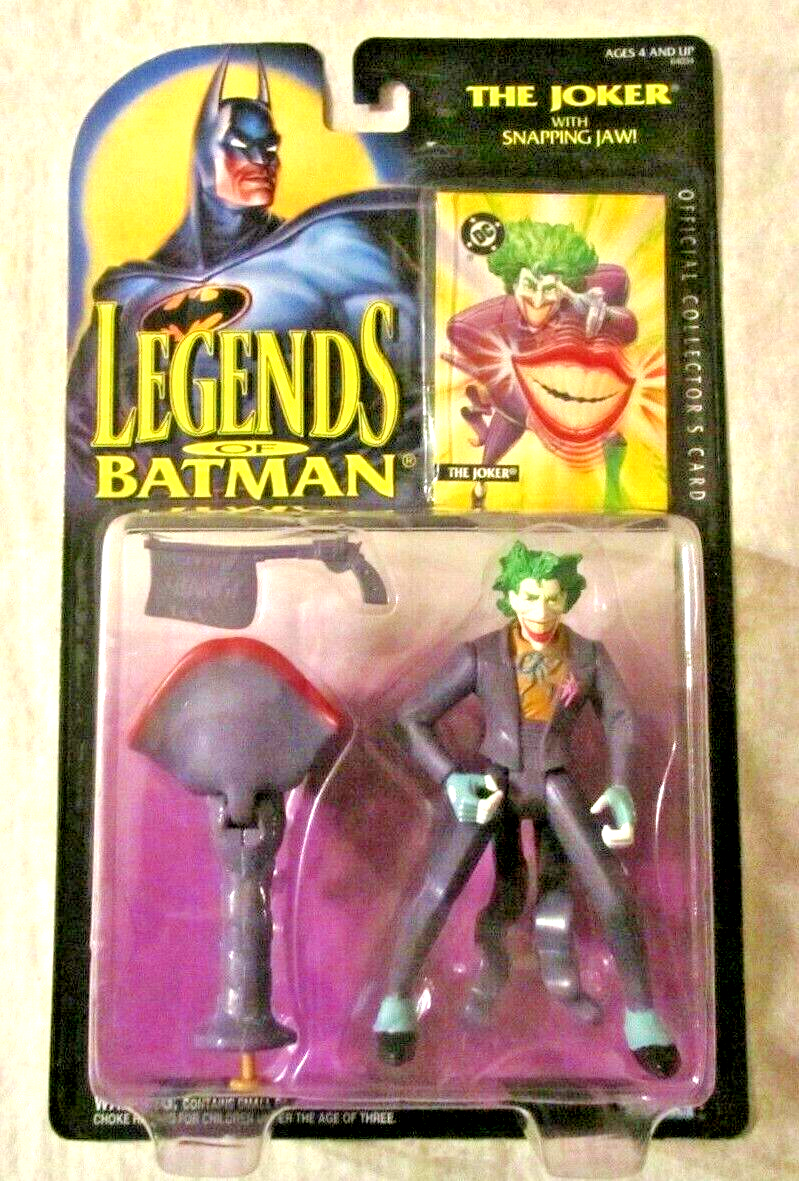 1994 Kenner Legends of Batman THE JOKER W/Snapping Jaw 5in Figure