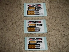 Tamiya On/Off Caution Decal Sheet x3 (TT01/TL01/TB02/TA04/TA05/TA06/M05/M03)