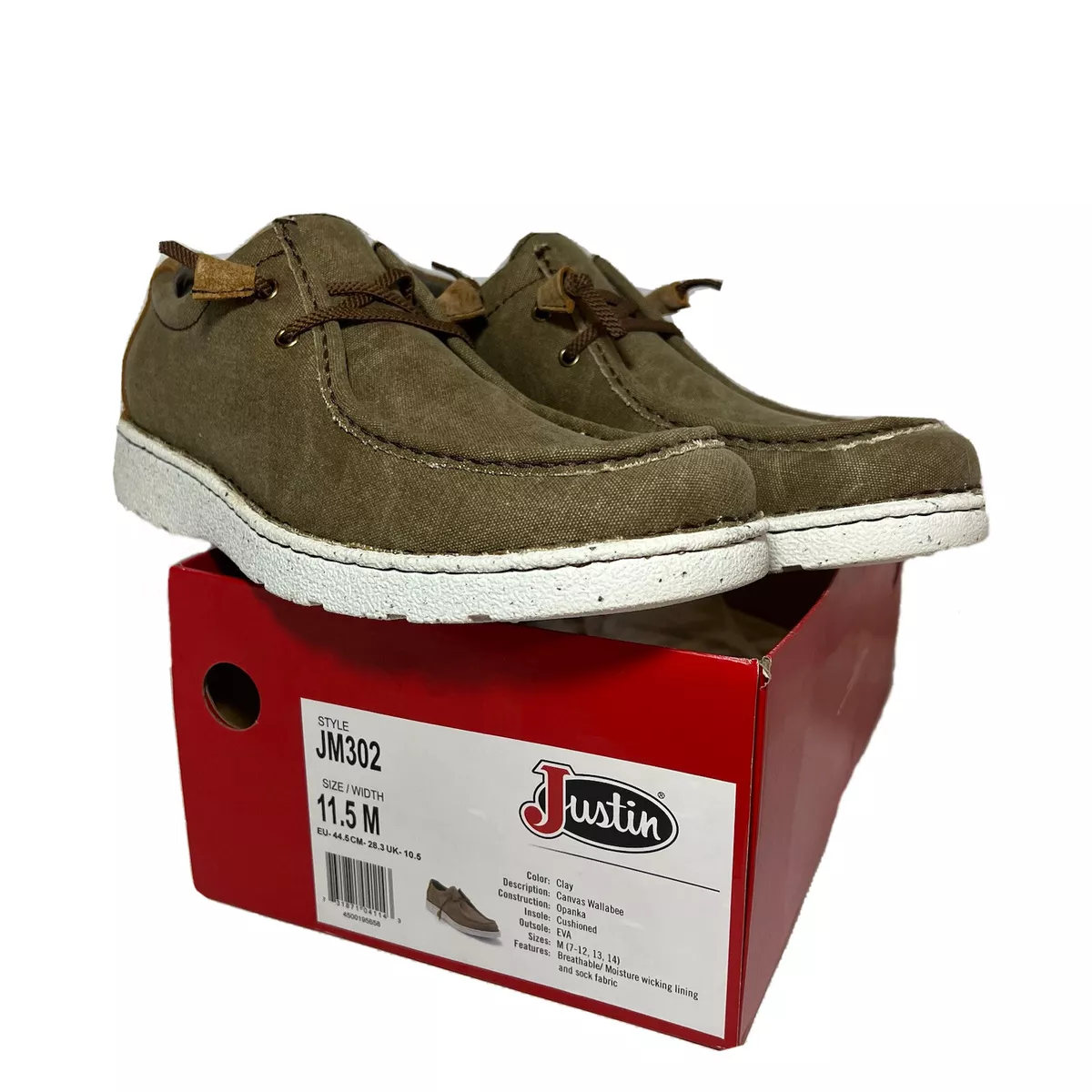 Justin moc toe clearance
