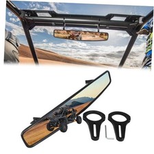 UTV RearView Mirror 16.5" Wide Rear View Race Mirror with 1.75"-2 Clamp for