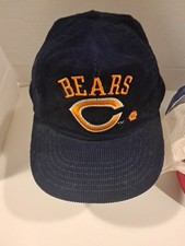 Vintage Chicago Bears Corduroy SnapBack Hat Cap Logo Original Shell NFL