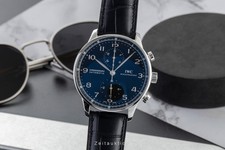 IWC Portugieser Chronograph Stahl Automatik Herrenuhr Ref. IW371447 VP: 9100 €