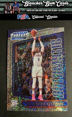 2018-19 Panini Threads 3 Russell Westbrook Automatic Dazzle