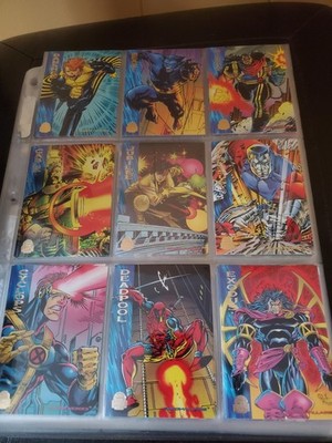 1994 Xmen ''Moment Of Truth'' Trading Cards In Excellent Condition