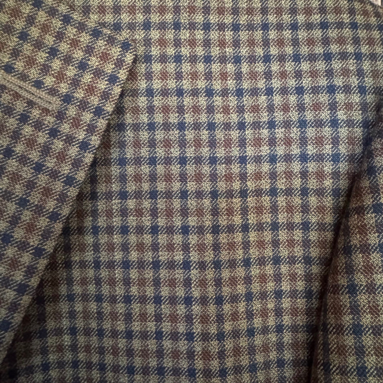 Canali Blazer 1934 Silk Wool Check Blazer Plaid M… - image 7