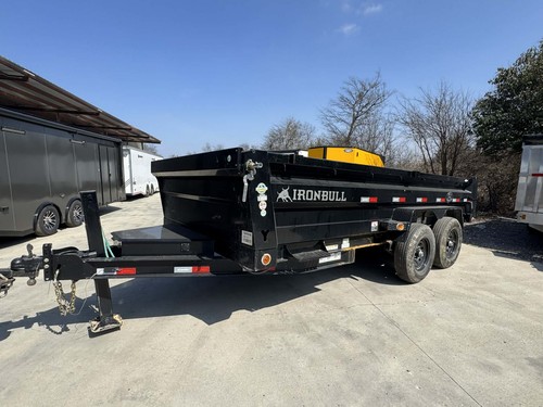 USED 2025 Iron Bull 83X16 Dump Trailer HYDRAULIC JACK