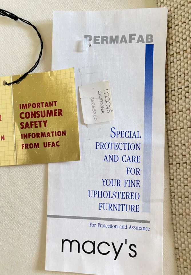 1989 Henredon Custom Folio Collection Creme 3 Seater Sofa with Duck Feather - Image 4 of 4