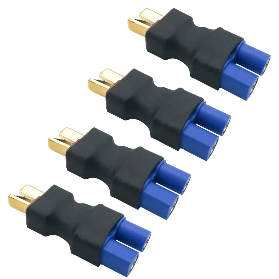 FLY RC 4 Pcs T Macho Enchufe a Conector EC3 Hembra Adaptador de Enchufe para RC Lipo Bat... Foto 2 de 4