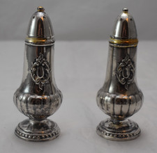 Vintage Silverplate Salt and Pepper Shakers, Made in the USA beautiful set