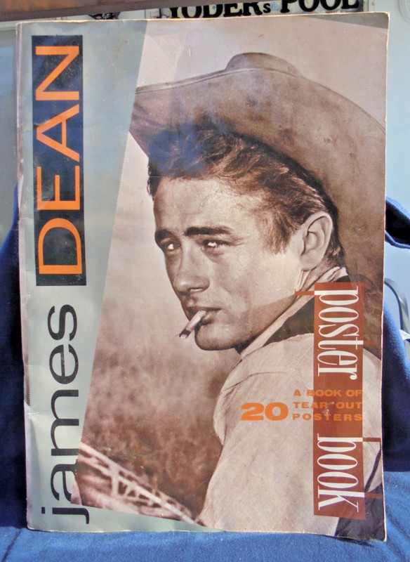 James Dean Poster Book of 20 Tear Out Posters 1986 Copyright