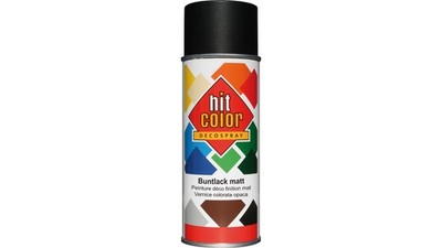 Belton - hitcolor Deco-Lackspray Schwarz Matt RAL 9005 (400 ml)