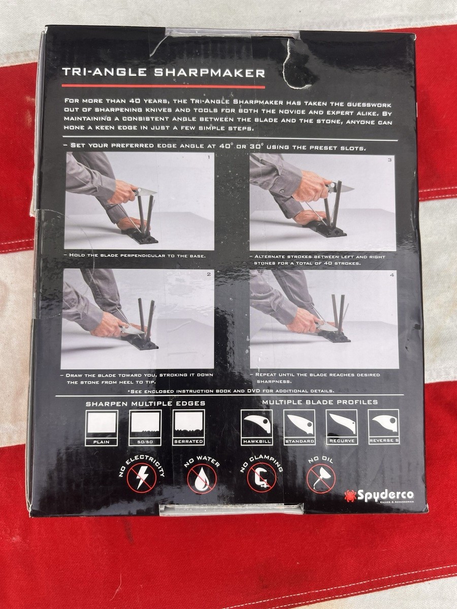 spyderco triangle sharpmaker | eBay