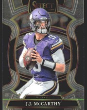 2025 Panini Select J.J. McCarthy #63 Minnesota Vikings