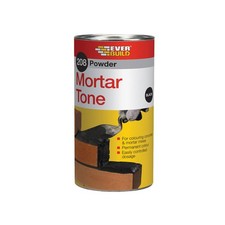 Image of Everbuild 208 Powder Mortar Tone Black 1kg