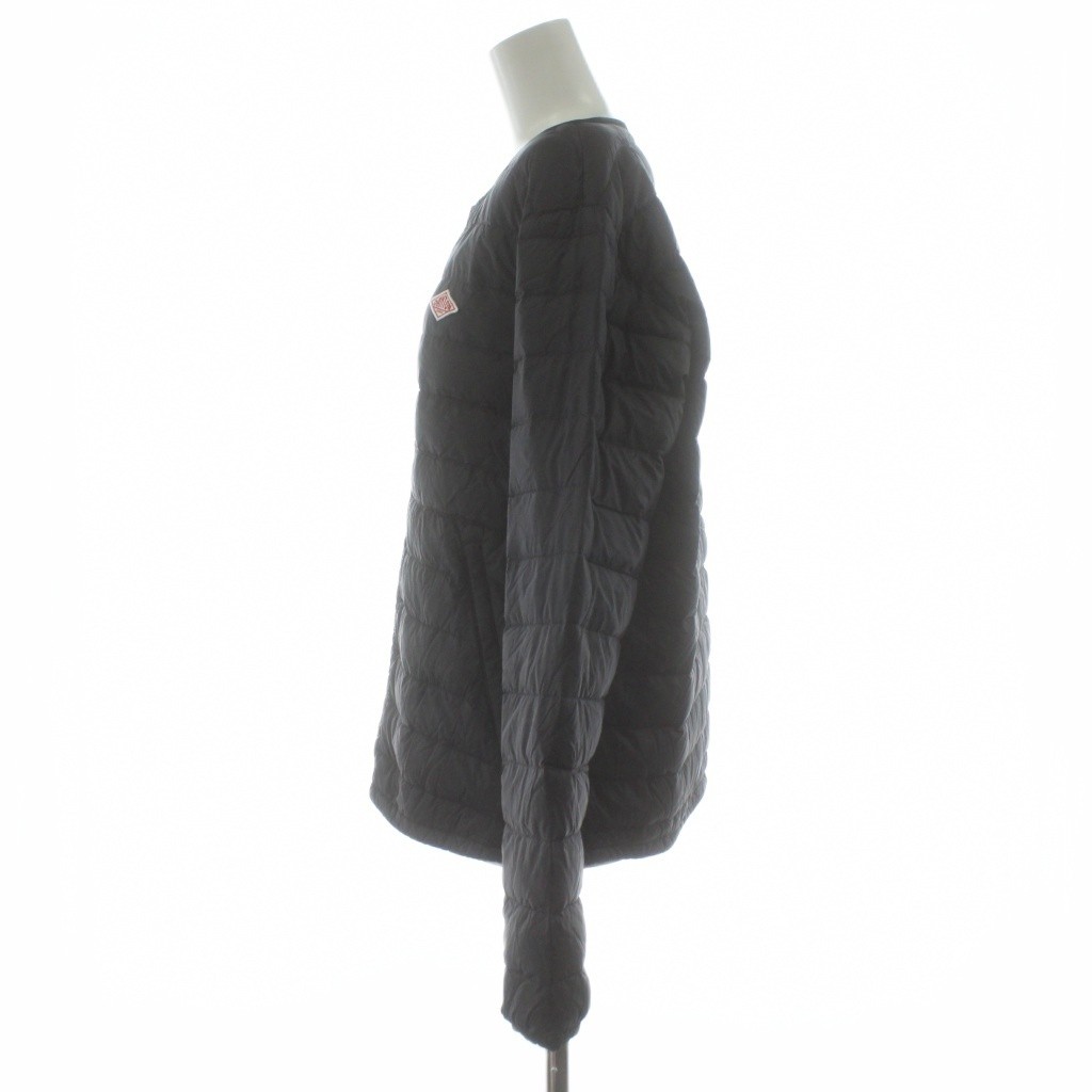 Danton Inner Down Jacket Collarless Nylon Black J… - image 2