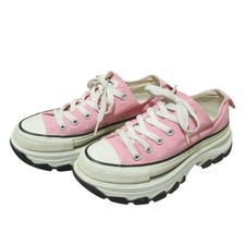 Converse All Star Trek Wave OX Sneakers Pink 235cm Thick Sole Used
