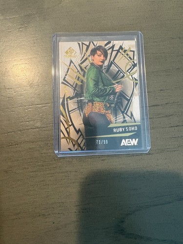 2025 Upper Deck AEW SP Game Used RUBY SOHO #73 Gold 73/99