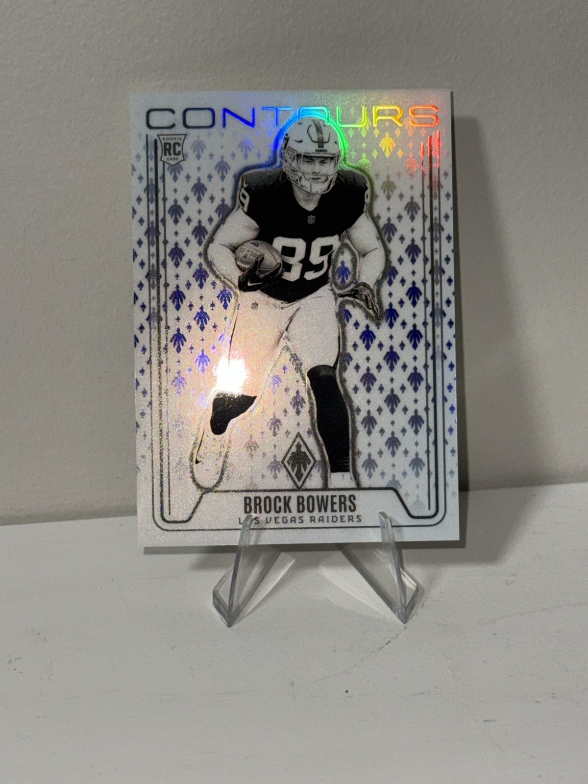 2024 Phoenix Brock Bowers Blue Contours /50 SSP