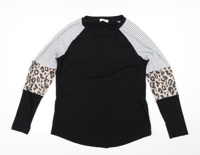 Blooming Jelly Damen T-Shirt schwarz Basic Größe M