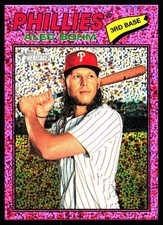 2026 Topps Heritage Baseball - Pink Sparkle - #81 Alec Bohm