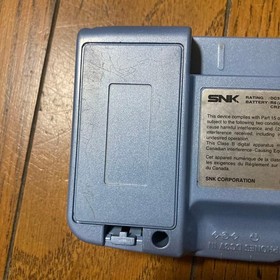 Neo Geo Pocket Color Console Blue SNK Rare Tested Working Used From Japan