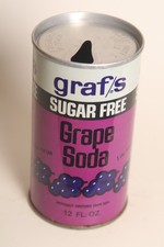 Graf/s Sugar Free Grape soda can