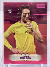 2025 Topps Stadium Club Jacob Wilson #33 RC Pink Parallel