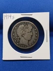 1914-S Barber Half Dollar 90% Silver Very Rare! ONLY 992,000 Minted