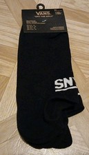 Vans Off The Wall No Show Socks 3 Pair Men's 9.5-13 Black Brand New
