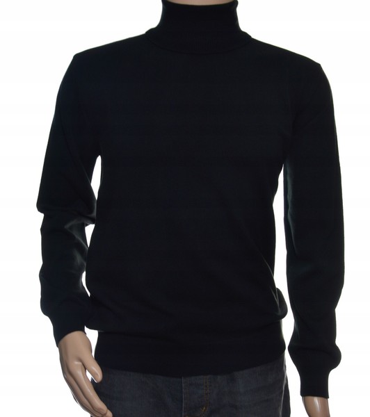 Herren Rollkragenpullover Aus Kaschmir Und Merinowolle L Schwarz 311-image