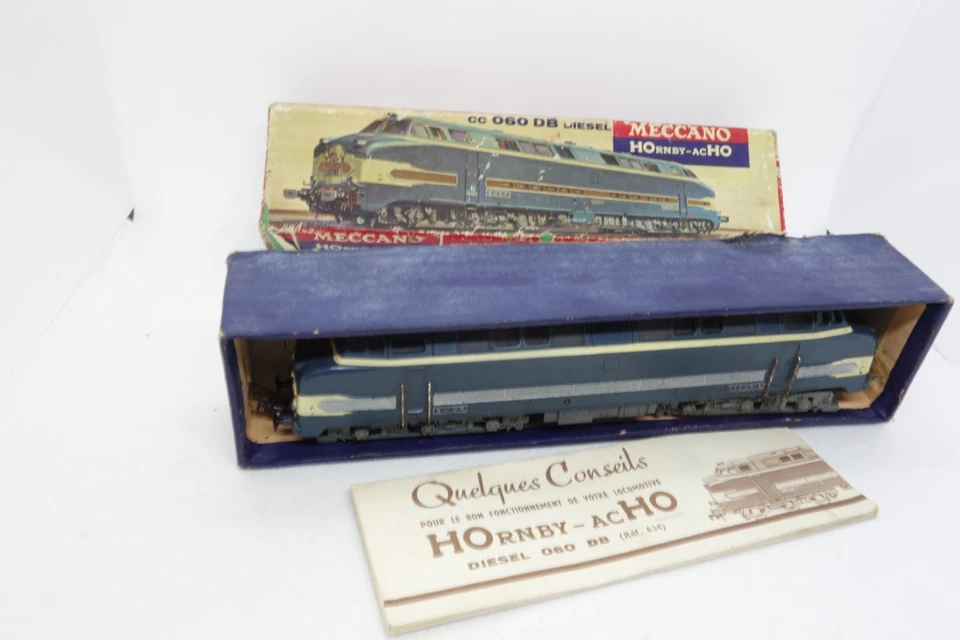 MECCANO HOrnby-acHO HO Train Locomotive Diesel CC 060 DB 5 Traction - Photo 2/4
