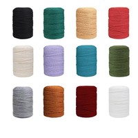 Makramee Garn Baumwollgarn Baumwollkordel DIY Handwerk Boho Deko 12 StüCk