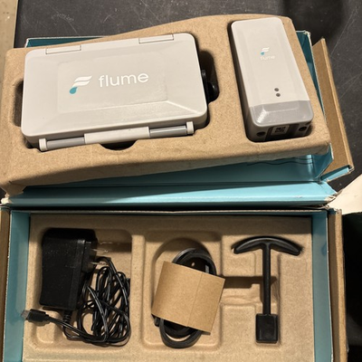 #ad Flume 2 Smart Home Water Monitor amp; Leak Detector Set Model F2600 amp; F2700 $70.00