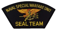 USN US Navy Naval Special Warfare Unit SEAL Team Hat Cap Patch