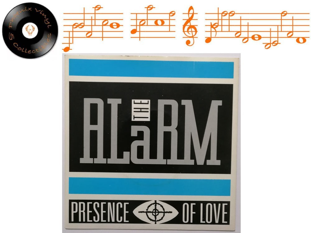 The Alarm Presence Of Love 7"" Single A1 B1 Pressing - EX