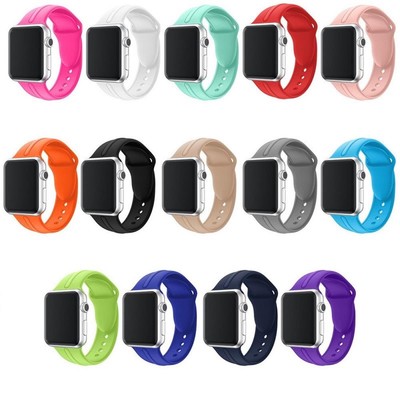 Armband für Apple Watch 38/40/41mm Sport Silikon Band Series 10/9/8/7/6/SE/5/4/3