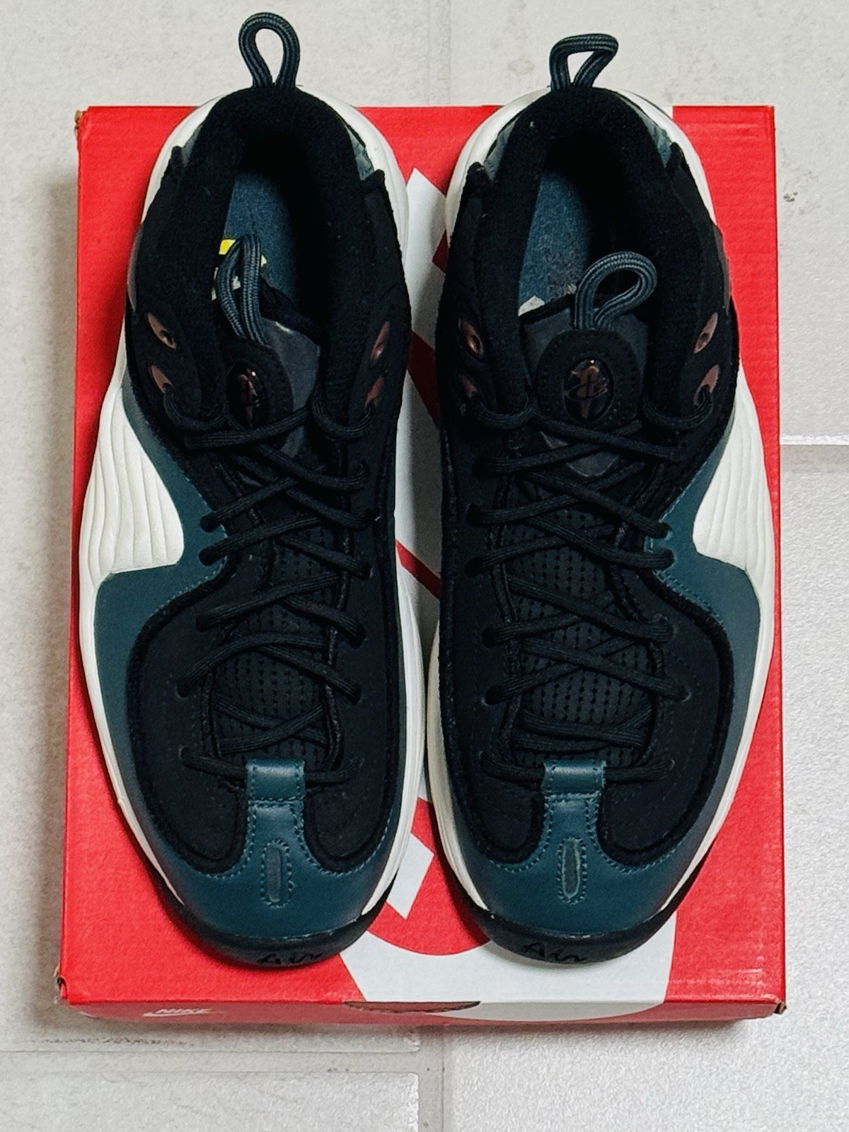 PONY Taglia 5 Nike Air Penny 2 Nero Abete Sbiadito 2023