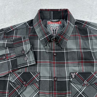 Dixxon Flannel Co Shirt Mens XL Grey Plaid 2025 Limited Edition Flexpak Outdoors