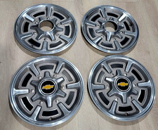 1977 1987 Chevy Pickup 4x4 Suburban Blazer K5 15 Inch Full Cover Hubcap Set