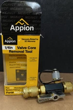 Open Box, Unused Appion MGAVCT 1/4" Vacuum-Rated Valve Core Tool
